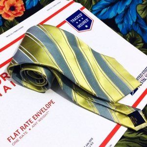 MEN'S HENRY JACOBSON BRIGHT GOLD TIE